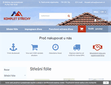 Tablet Screenshot of komplet-strechy.cz